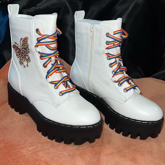 New White Rave Boots - Picture 6 of 14